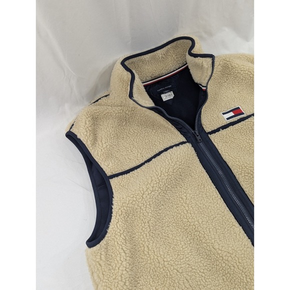 New No Tags Tommy Hilfiger XXL Expedition Sherpa Fleece Vest Casual Warm Outdoor - Picture 2 of 9